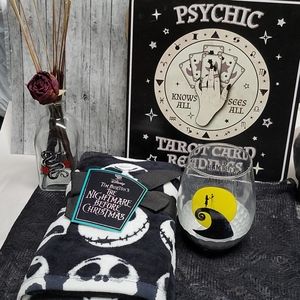 Nightmare Before Christmas Wine glass and Towel